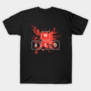Wasd Gaming Keys T-Shirt